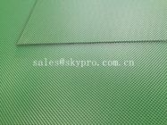 Yeşil renkli elmas PVC konveyör bant parlak mat yumuşak tutamak üst