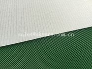 Yeşil renkli elmas PVC konveyör bant parlak mat yumuşak tutamak üst