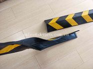 6 Holes Molded Rubber Products / Parking Lot Reflective Corner Protector For Traffic Use