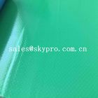Geri Dönüşümlü Anti-statik Dostu PVC Kaplı Kumaş Yeşil Yumuşak Yüzey PVC Kamyon brandalar Kaplamalı Kumaş