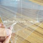 Esnek Süper Şeffaf Özelleştirilmiş 1mm Kalınlık Zehirsiz Olmayan Çift Film Sert PVC Plastik Film Sayfası