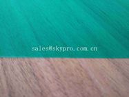 Eco - Friendly Green High Glossy PVC Conveyor Belt / Smooth Clear PVC Sheet