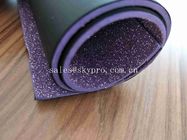 Glitter Colored Foam Sheets Black PU Embossed For Die Cut Making , Logo OEM