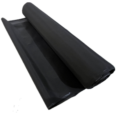 Siyah Hipalon Kaplı Nylon Kumaş 500D Mat CSM Hipalon Çanta için Tarp 1.0mm Kalınlığı