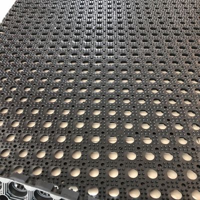 Wholesale Rubber Safety Mat with Drainage Holes 90x150cm 8mm Thickness Waterproof Anti Fatigue Kitchen Flooring
