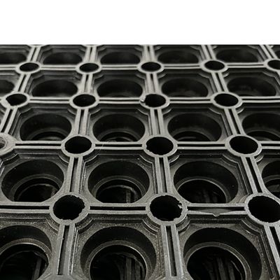 Black Color Heavy Duty Rubber Safety Floor Mat with 1-50mm Thickness 90*150cm Size and 8mm Thickness