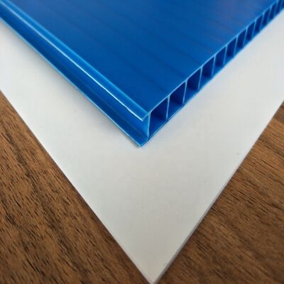 UV istikrarlı yangın önleyici anti-statik plastik boş levha ve PP dalgalanmış ikiz plastik levha