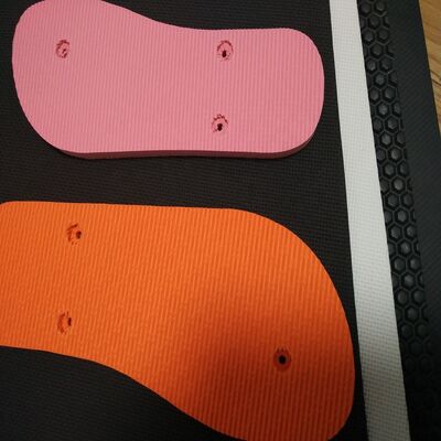 Fabrika Toptan Piyasaya Çıkarma Renkli EVA Çizgi Çorapları Yumuşak Köpük Sollu Kapalı Hücre Dış tabanlı Çoraplar Kauçuk ürünleri