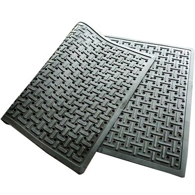 Anti-Anti-Yorgunluk Drenaj Kauçuk Levha Yağa Dayanıklı 1450*850*8mm Mat