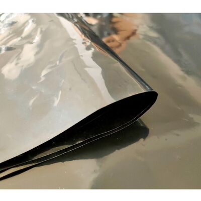 6 Mil siyah düşük yoğunluklu polietilen plastik inşaat filmi siyah levha