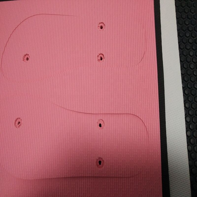 Fabrika Toptan Piyasaya Çıkarma Renkli EVA Çizgi Çorapları Yumuşak Köpük Sollu Kapalı Hücre Dış tabanlı Çoraplar Kauçuk ürünleri